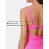 imageSummer Mae Maternity Cutout One Piece Swimsuit Twist Front CrissCross Bathing Suit High Waisted Pregnancy SwimwearHot Pink