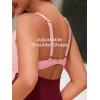 imageSummer Mae Maternity Cutout One Piece Swimsuit Twist Front CrissCross Bathing Suit High Waisted Pregnancy SwimwearPink Purple