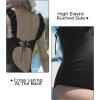 imageSummer Mae Ruffle Maternity Swimsuit One Piece VNeck Pregnancy Bathing Suit Lace Up Swimwear Push Up MonokiniBlack