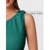 imageSummer Mae Maternity Swimsuit One Piece One Shoulder Ribbed Pregnancy Bathing SuitPine Green