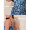 imageSummer Mae Plus Size Swimsuit for Women One Piece Swim Dress Tummy Control Bathing Suit with Flowy Skirt Modest SwimwearGreen Paisley