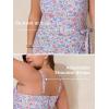 imageSummer Mae Plus Size Swimsuit for Women One Piece Swim Dress Tummy Control Bathing Suit with Flowy Skirt Modest SwimwearRomantic Floral Fragments