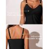 imageSummer Mae Womens Modest Tankini Swimsuits with Shorts 2025 Tummy Control Bathing Suits with Side Pockets SwimwearBlack
