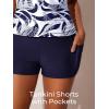 imageSummer Mae Womens Modest Tankini Swimsuits with Shorts 2025 Tummy Control Bathing Suits with Side Pockets SwimwearCerulean Whisper