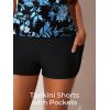 imageSummer Mae Womens Modest Tankini Swimsuits with Shorts 2025 Tummy Control Bathing Suits with Side Pockets SwimwearInk Myst