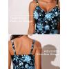 imageSummer Mae Womens Modest Tankini Swimsuits with Shorts 2025 Tummy Control Bathing Suits with Side Pockets SwimwearInk Myst