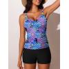 imageSummer Mae Womens Modest Tankini Swimsuits with Shorts 2025 Tummy Control Bathing Suits with Side Pockets SwimwearPsycheaf