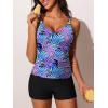 imageSummer Mae Womens Modest Tankini Swimsuits with Shorts 2025 Tummy Control Bathing Suits with Side Pockets SwimwearPsycheaf