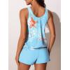 imageSummer Mae Blouson Womens Tankini Swimsuits with Shorts Tummy Control Bathing Suits Side Pockets 2025Marine Biology Print