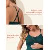 imageSummer Mae Maternity Swimsuit One Piece Bathing Suit Button Neck Cross BackScalloped Sacramento