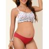 imageSummer Mae Ruffle Maternity Swimsuit TwoPiece Low Rise Bikini Shirred Smoked Pregnancy Bathing SuitBeatific Polka Dot