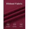 imageSummer Mae Ribbed Plus Size Swimsuit for Women Two Piece Swimdress Tummy Control Bathing Suit Flowy Skirt Modest Tankini Sky Wine Red 22 Plus