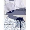 imageSummer Mae Blouson Tankini Swimsuits for Women Modest Tummy Coverage Bathing Suits with Skirt and Builtin ShortsBlue Willow Trails