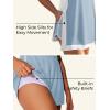 imageSummer Mae 3Piece Tankini Swimsuits for Women CoverUp with Adjustable Bathing Suit Top and Tummy Control Swim ShortsLight Gray
