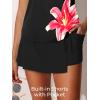 imageSummer Mae Womens Tankini Swimsuits with Skirt Two Piece Tummy Control Bathing Suits Printed Swimdress SwimwearRed Lily Blossom