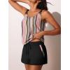 imageSummer Mae Blouson Tankini Swimsuits for Women Two Piece Tummy Control Bathing Suits Modest Swimwear with Sporty Shorts 2025Orange Bohemian