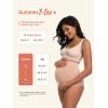 imageSummer Mae Maternity Underwear Soft Breathable HighWaist Pregnancy Seamless Over Bump Panties for WomenBlack skin white purple light Grey5 Pc