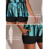 imageSummer Mae Womens Tankini Swimsuits with Shorts Ruffled Tummy Control Bathing Suits Modest 2025 SwimwearFlowing Ripples