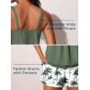 imageSummer Mae Blouson Womens Tankini Swimsuits Modest Tummy Coverage Bathing Suits Swim Shorts with PocketsGreen Shadow