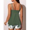 imageSummer Mae Modest Tankini Swimsutis for Women Two Piece Tummy Control Bathing Suits Ruched Front Tank Top Swim Suits 2026Green Shadow