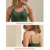 imageSummer Mae Maternity One Piece Swimsuit Triple Colorful Straps Bathing Suit Scalloped Trim High Waist Pregnancy SwimwearOlive Green