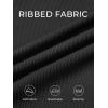 imageSummer Mae Ribbed Maternity One Piece Swimsuit Ruffle Wood Ears Bathing Suit Scoop Neck Pregnancy SwimwearBlack