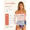 imageSummer Mae Maternity High Waist Swimsuit Ruffle Hem Bikini Bathing Suit Shirred Bandeau Two Piece Pregnancy SwimwearBlue Floral