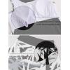 imageSummer Mae Blouson Tankini Swimsuits for Women Modest Tummy Coverage Bathing Suits with Skirt and Builtin ShortsWavy Palm