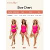 imageSummer Mae Maternity One Piece Swimsuit Seamless One Size Fits SXL Bathing Suit Ribbed UShaped Back Pregnancy SwimwearBaby Blue
