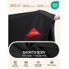 imageSummer Mae Maternity Shorts with Pockets Over The Belly Workout Yoga Biker Short Active Athletic Pregnancy Pants Wide Leg1 Pack  Black