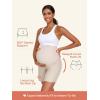 imageSummer Mae Maternity Shorts with Pockets Over The Belly Workout Yoga Biker Short Active Athletic Pregnancy Pants Wide Leg1 Pack  Light Khaki