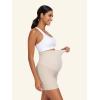 imageSummer Mae Maternity Shorts with Pockets Over The Belly Workout Yoga Biker Short Active Athletic Pregnancy Pants Wide Leg1 Pack  Light Khaki