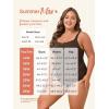 image:imageSummer Mae Ribbed Plus Size One Piece Swimsuit Women Tummy Control VWired Bathing Suit 2025 Swimwear Brown 22 Plus