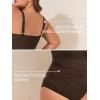 image:imageSummer Mae Ribbed Plus Size One Piece Swimsuit Women Tummy Control VWired Bathing Suit 2025 Swimwear Brown 22 Plus
