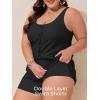 image:imageSummer Mae Plus Size Swim Romper One Piece Swimsuit Women Blouson Bathing Suit with Pockets 2026 Modest SwimwearBlack