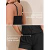 image:imageSummer Mae Plus Size Swim Romper One Piece Swimsuit Women Blouson Bathing Suit with Pockets 2026 Modest SwimwearBlack