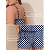 image:imageSummer Mae Plus Size Swim Romper One Piece Swimsuit Women Blouson Bathing Suit with Pockets 2026 Modest SwimwearPolka Dot