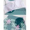image:imageSummer Mae Blouson Tankini Swimsuits for Women 2026 Modest Tummy Coverage Bathing Suits with Skirt and Builtin ShortsMint Pink Palms