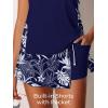 image:imageSummer Mae Blouson Tankini Swimsuits for Women 2026 Modest Tummy Coverage Bathing Suits with Skirt and Builtin ShortsWindkissed Petals