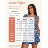 image:imageSummer Mae Ruffle Swim Romper One Piece Swimsuit Women Modest HighBack Bathing Suit with Pockets 2026 SwimwearHibiscus