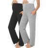 image:imageSummer Mae Viscose Maternity Pajama Pants Pregnancy Lounge Pant Soft Wide Leg Stretchy Sleepwear Trousers with PocketsBlackLight Grey