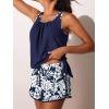 image:imageSummer Mae Blouson Womens Tankini Swimsuits with Shorts Tummy Control Bathing Suits Side Pockets 2026Monstera Leaf Silhouette