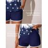 image:imageSummer Mae Blouson Tankini Swimsuits for Women 2026 Tummy Control Two Piece Bathing Suits with Sporty Pockets Swim ShortsFlag of Hearts