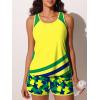 image:imageSummer Mae Blouson Tankini Swimsuits for Women 2026 Tummy Control Two Piece Bathing Suits with Sporty Pockets Swim ShortsNeo Brazil