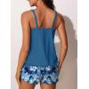 image:imageSummer Mae Blouson Womens Tankini Swimsuits 2026 Modest Tummy Control Bathing Suits Swim Shorts with Pockets for BeachSnow and Ice