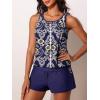 image:imageSummer Mae Blouson Womens Tankini Swimsuits Tummy Control Modest 2026 Two Piece with Sporty Pockets Bathing SuitsBeautiful Crown