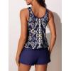 image:imageSummer Mae Blouson Womens Tankini Swimsuits Tummy Control Modest 2026 Two Piece with Sporty Pockets Bathing SuitsBeautiful Crown