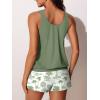 image:imageSummer Mae Blouson Womens Tankini Swimsuits Tummy Control Modest 2026 Two Piece with Sporty Pockets Bathing SuitsCoconut Tree Island