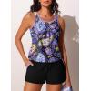 image:imageSummer Mae Blouson Womens Tankini Swimsuits Tummy Control Modest 2026 Two Piece with Sporty Pockets Bathing SuitsStarry Sky