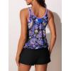 image:imageSummer Mae Blouson Womens Tankini Swimsuits Tummy Control Modest 2026 Two Piece with Sporty Pockets Bathing SuitsStarry Sky